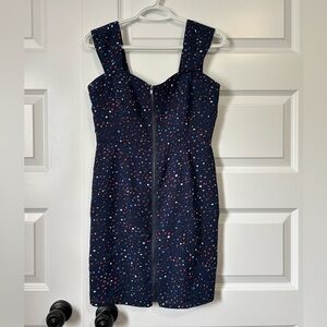 BCBGeneration Exposed Zipper Cocktail Dress